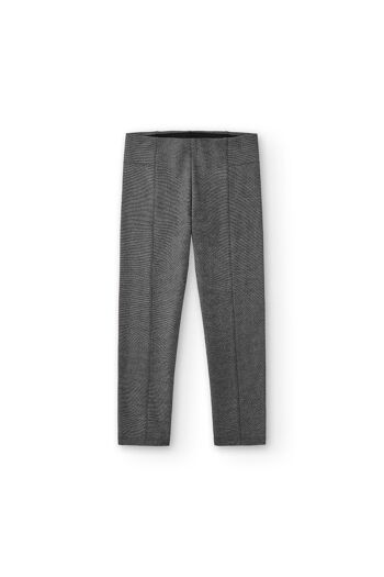 Pantalon fille gris et anthracite Réf : 86074 2