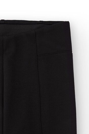 Pantalon fille noir Réf : 86074 4