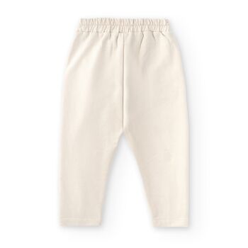 Pantalon fille couleur pierre 2