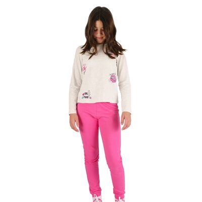 Pantalon fille fuchsia Réf : 79059