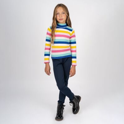 Pantaloni da bambina blu scuro Rif: 77248