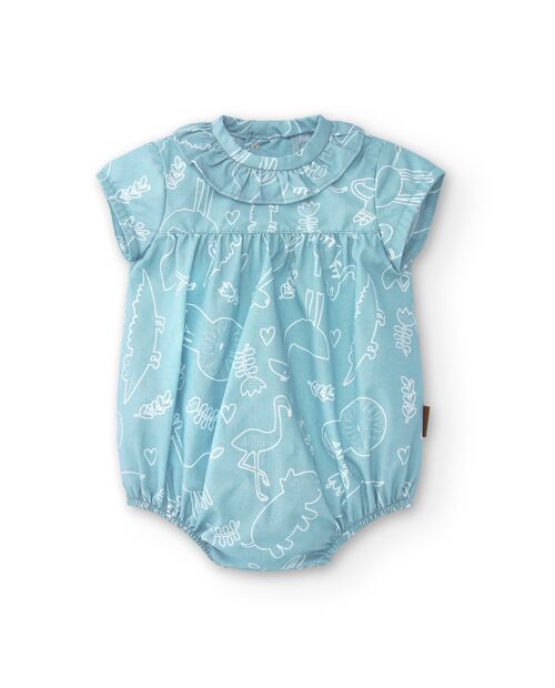 Cocote & Charanga blue baby romper Ref: 51016