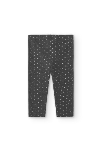 Legging bébé imprimé anthracite Réf : 86275 2