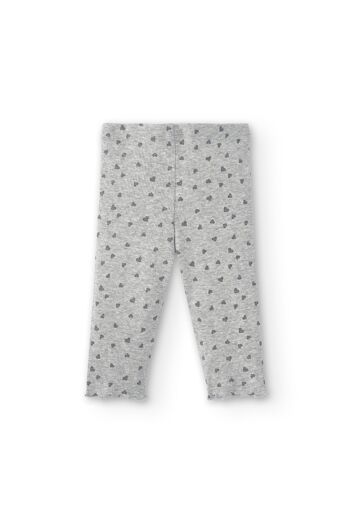 Legging bébé gris tricoté Réf : 83006 2