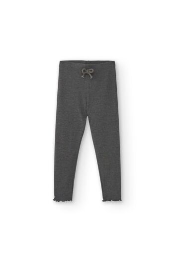 Legging fille anthracite Réf : 83057 1