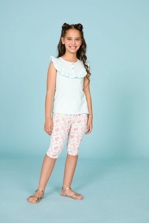 Girl's printed leggings Ref: 87527