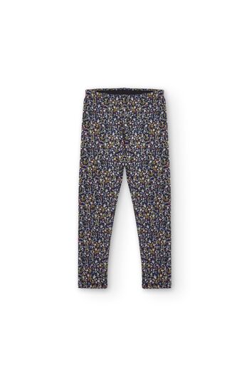 Legging fille imprimé fleurs Réf : 86268 3