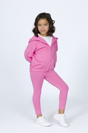 Legging fille fuchsia Réf : 84051 1