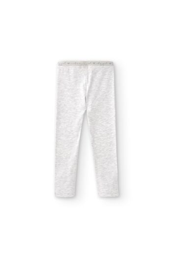 Legging fille gris basique Réf : 83056 5