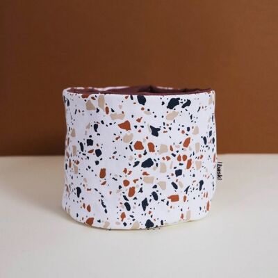 Plant Basket - Organic Cotton - Rocky Mojave Blue - 22 x 20 cm