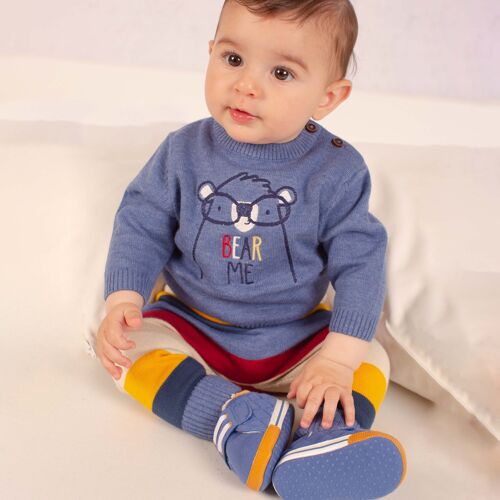 Multicolored striped newborn legging Ref: 77645