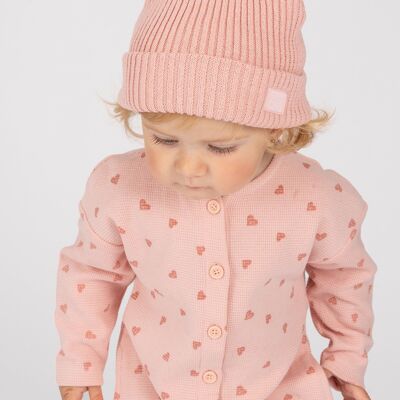 Cappello da neonato in cotone rosa Rif: 83301