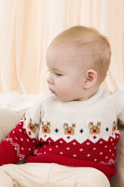 Christmas style multicolored newborn sweater Ref: 86204