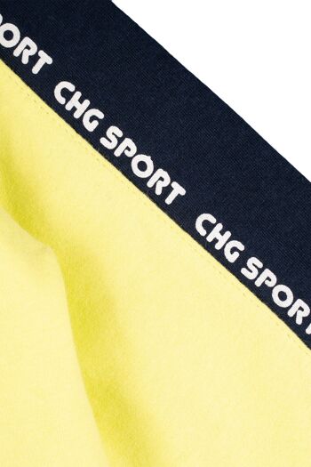 T-shirt garçon CHG sport jaune Réf : 83432 5