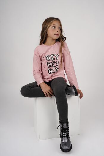 Legging fille Wish basic anthracite Réf : 83056 1