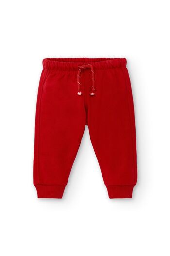 Pantalon de bébé couleur rouge 1