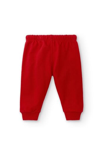 Pantalon de bébé couleur rouge 2