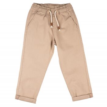 Pantalon garçon couleur camel 3