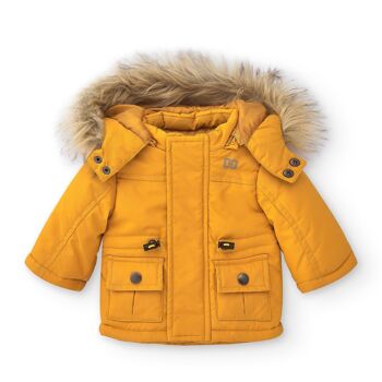 Manteau bébé moutarde Réf : 76043 2