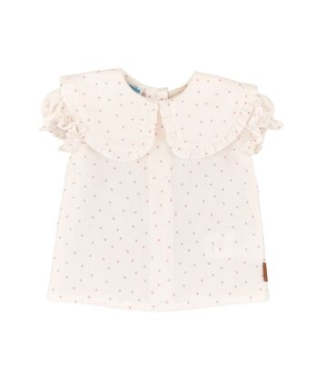 Blouse bébé blanche Cocote & Charanga Réf : 32435 2