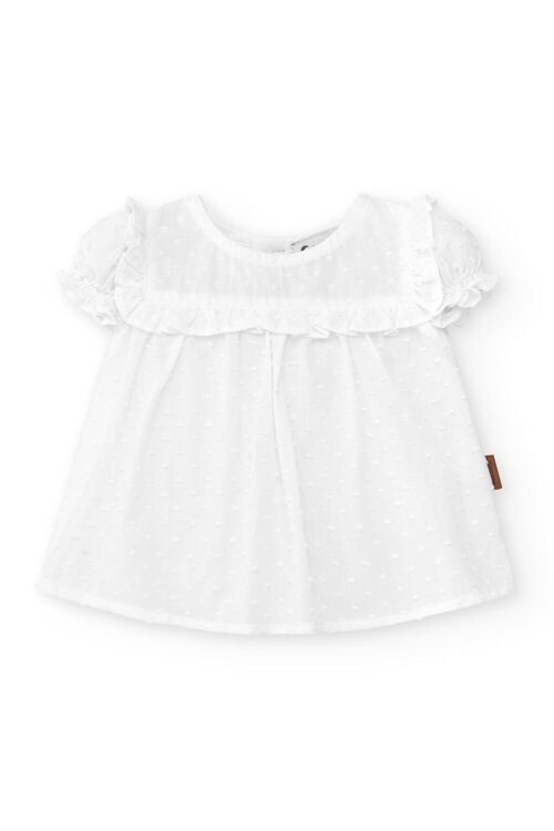 Cocote & Charanga white baby blouse Ref: 51004