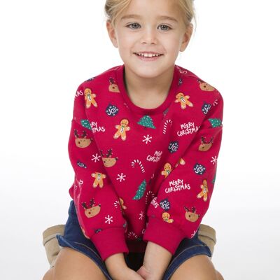 Baby-Sweatshirt mit Weihnachtsaufdruck Ref: 86255