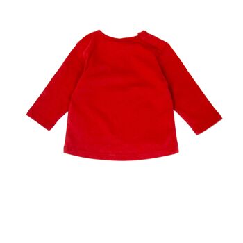 T-shirt bébé rouge Réf : 77632 3