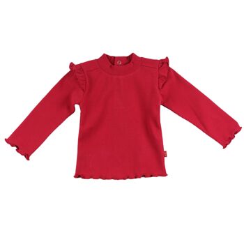 T-shirt bébé rouge Réf : 77118 1