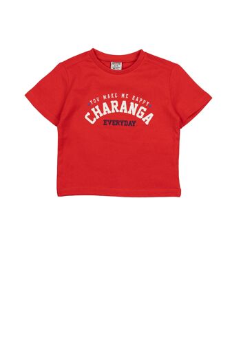 T-shirt bébé rouge Réf : 84010 2
