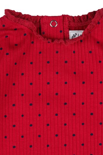 T-shirt bébé Camicity rouge Réf : 83232 6