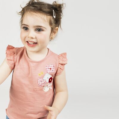 Rosa Baby-T-Shirt Ref: 78128