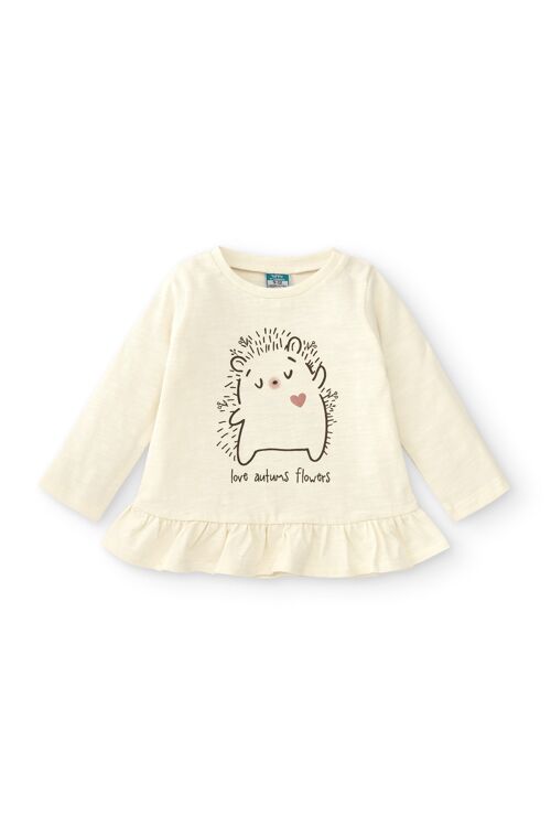 Ecru baby long sleeve t-shirt Ref: 86650