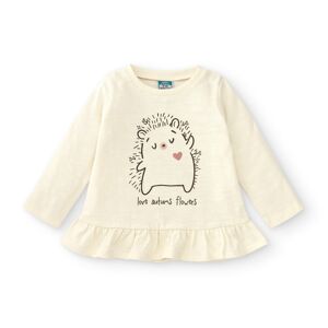 T-shirt bébé écru manches longues Réf : 86650