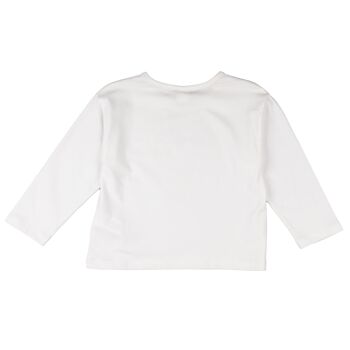 T-shirt fille blanc Réf : 79094 2