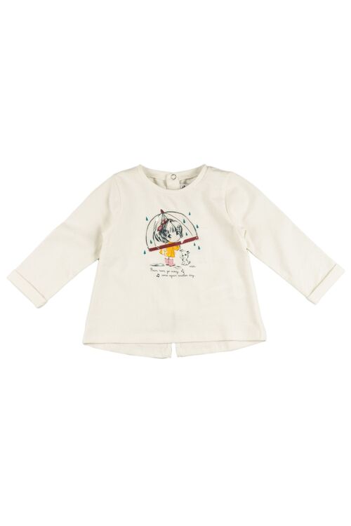 Ecru baby t-shirt Ref: 77083