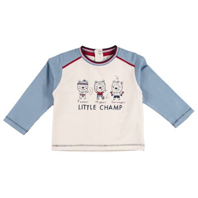 Ecrufarbenes Baby-T-Shirt Ref: 77079