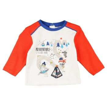 T-shirt bébé écru Réf : 77087 2