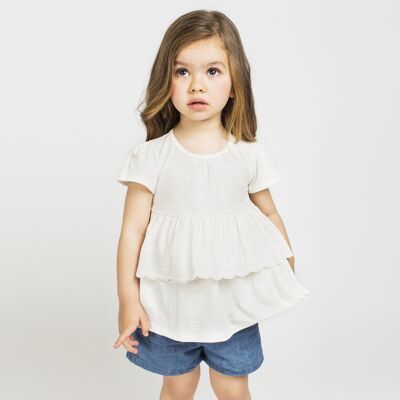 Maglietta écru da bambino Rif: 78129