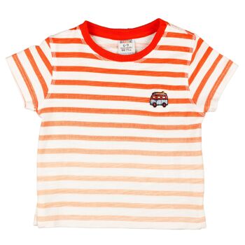 T-shirt bébé corail Réf : 78114 1