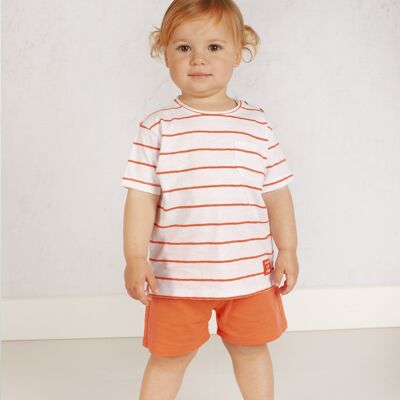 T-shirt bébé corail Réf : 79042