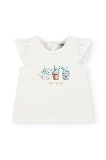 T-shirt bébé brut avec dessin Réf : 87268 3