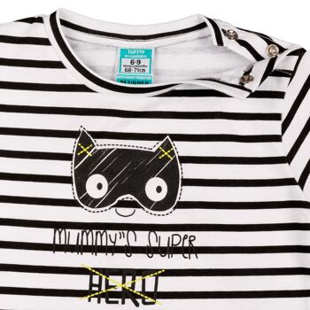 T-shirt bébé rayé 2