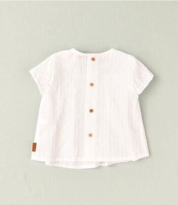 Chemise bébé blanche Cocote & Charanga Réf : 51001 3