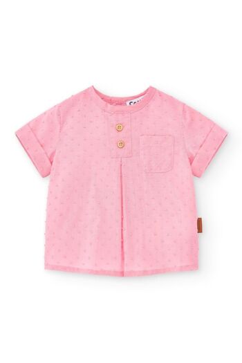 Camisa de bébé rose Cocote & Charanga 1