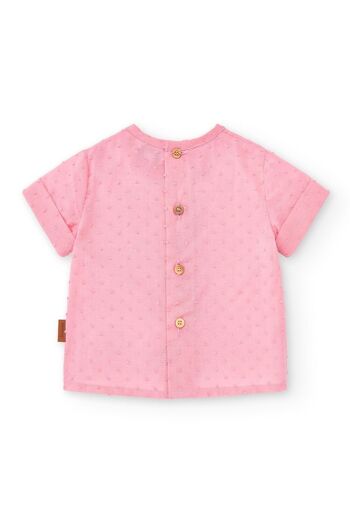 Camisa de bébé rose Cocote & Charanga 2