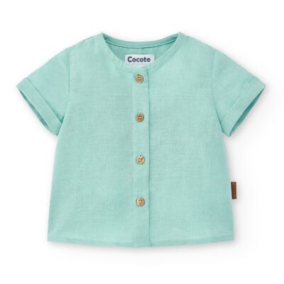 Camicia da bambino turchese Cocote & Charanga Rif: 51003