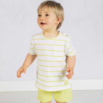 T-shirt bébé jaune Réf : 79042 6