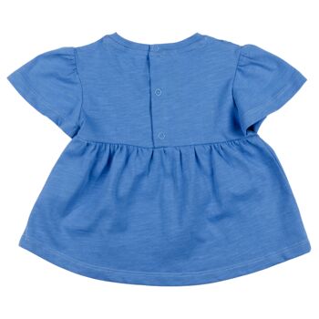 Camiseta de bébé bleu 2