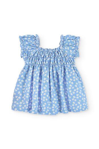 Blouse fille imprimée Réf : 87504 2