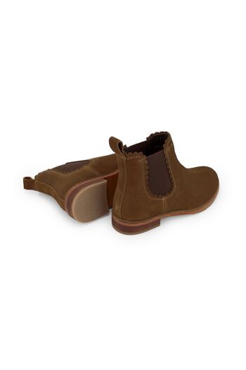 Bottines fille marron CHG Shoes Réf : 58134 2